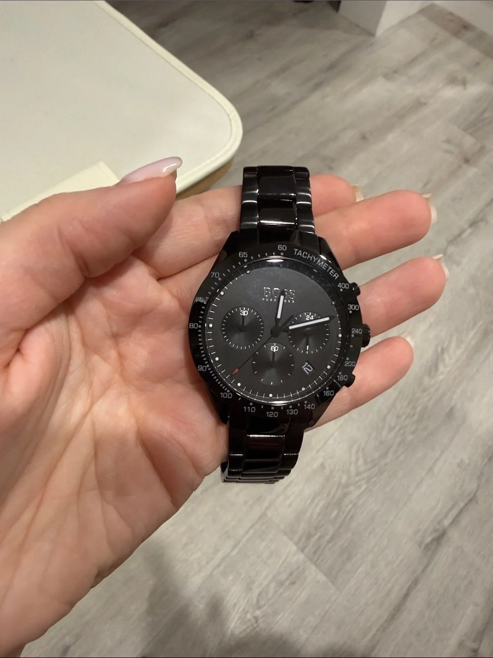 Hugo Boss Black Stainless Chronograph Bracelet Watch